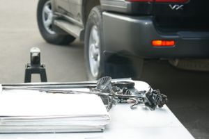 Псковский кузнечный двор на празднике Дня флага РФ в Великих Луках