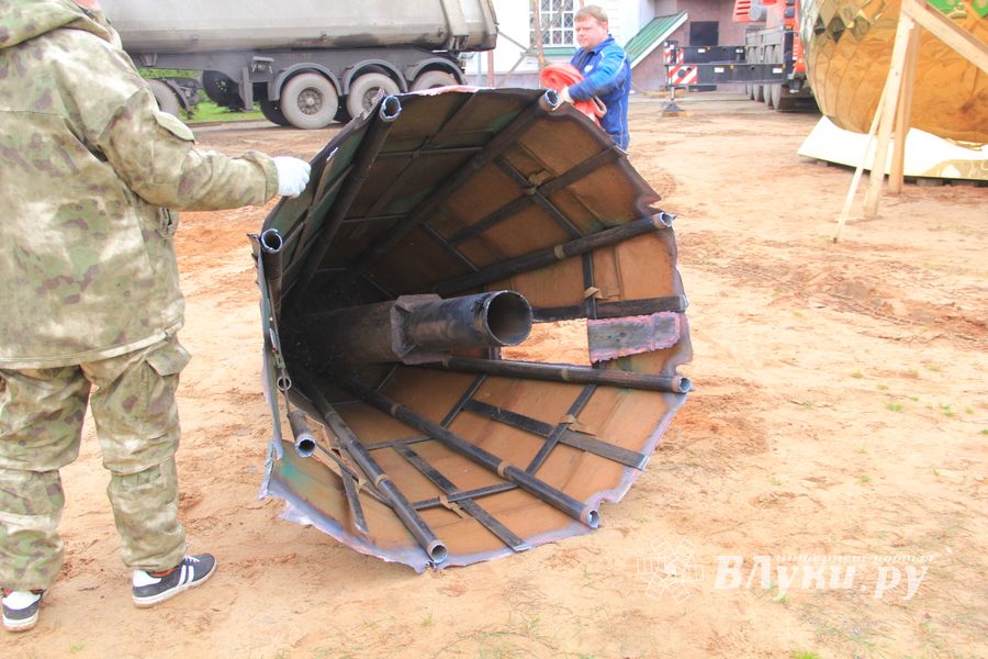 Новая глава-луковица появится на Свято-Вознесенском соборе в Великих Луках (ФОТО)