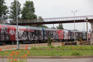 В Великих Луках работает инсталляция «Поезд Победы» (ФОТО)