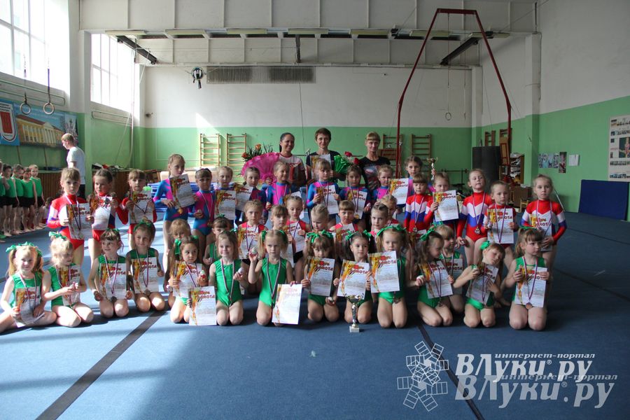 В Великих Луках состоялось Первенство по командной гимнастике (фото)