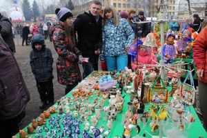 Гуляния широкой великолукской Масленицы