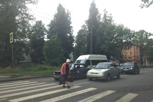 В Великих Луках, на проспекте Гагарина, ДТП (ФОТО)