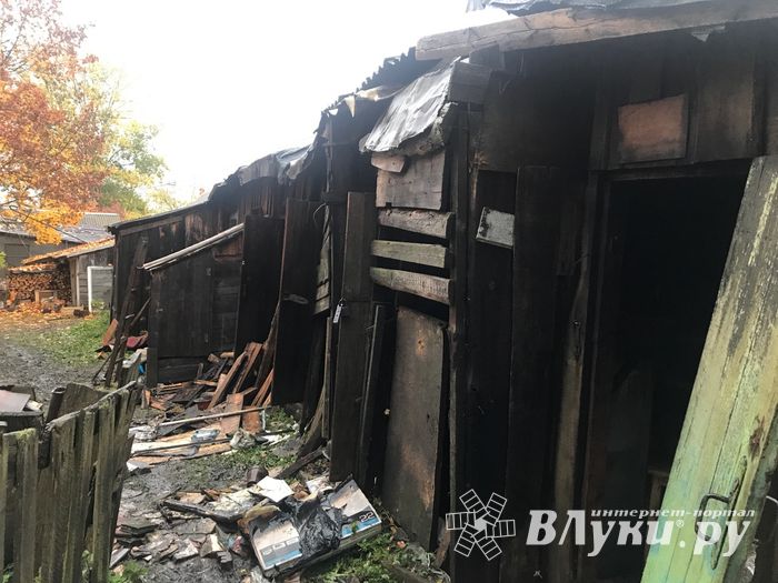 В результате поджога в Великих Луках пострадал 1 человек (ФОТО)