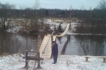 В Великолукском районе снегопады отрезали деревню от цивилизации (ФОТО)
