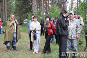 Торжественная церемония закладки Камня Памяти у деревни Каськово