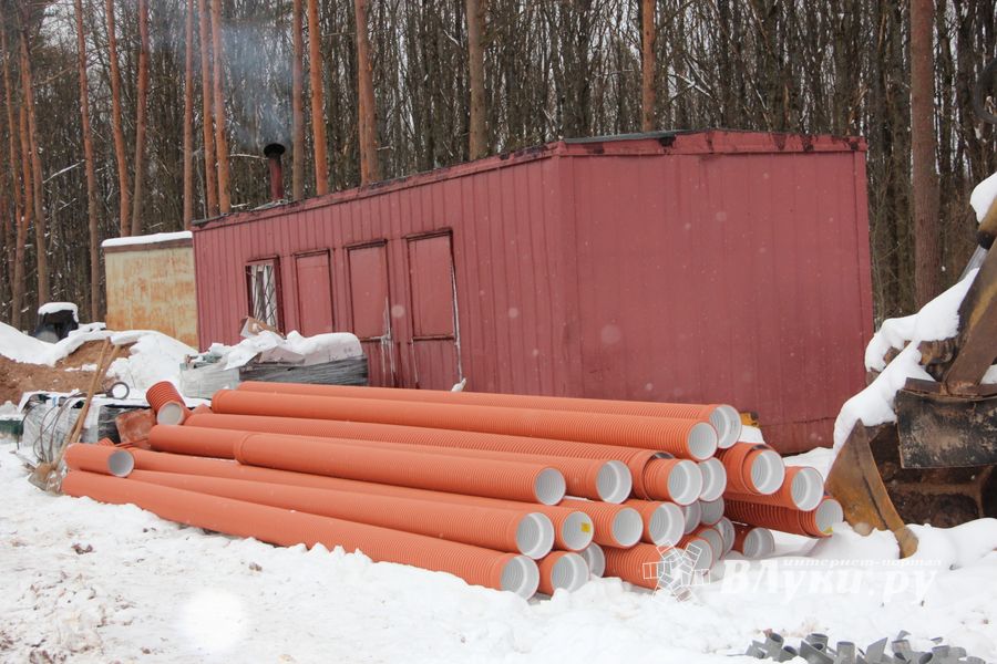 В Великих Луках ведется строительство центра по подготовке велосипедистов (ФОТО)