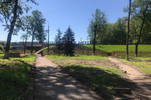 Очередной этап реконструкции парка в Великих Луках (ФОТО)