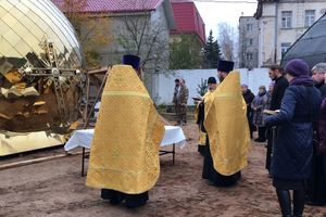 На Свято-Вознесенском соборе появился новый купол (ФОТО, ВИДЕО)