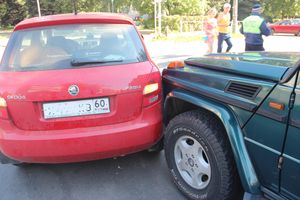 ДТП на Октябрьском в Великих Луках (ФОТО)