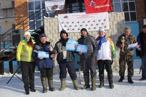 Команда железнодорожников из Великих Лук заняла первое место в соревновании по подледному рыболовству (ФОТО)