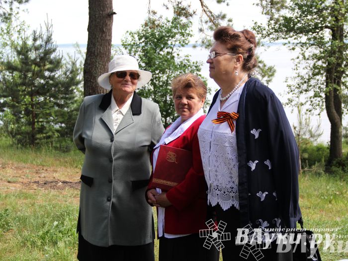 Торжественная церемония закладки Камня Памяти у деревни Каськово