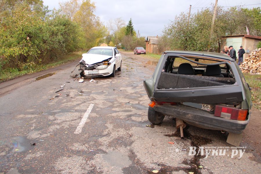 В Лычёво произошло ДТП (ФОТО)