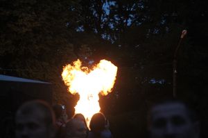 Ночным свечением аэростатов завершилась 24-я Международная встреча воздухоплавателей (ФОТО)