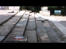 ДТВ-Рапид: Приведен в порядок лестничный пролет на площади Рокоссовского