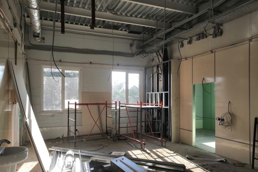 Будущий госпиталь готов почти на три четверти (ФОТО)