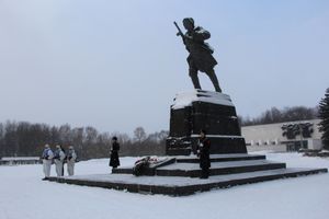 Десантники, участники сверхдальнего лыжного похода, прибыли в Великие Луки (ФОТО)