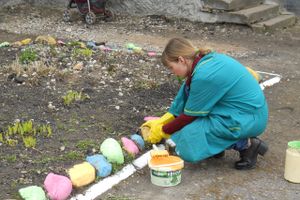 Детский сад №23 провел субботник (ФОТО)