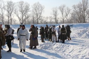 В Великих Луках реконструировали подвиг Александра Матросова (12+)(ФОТО)