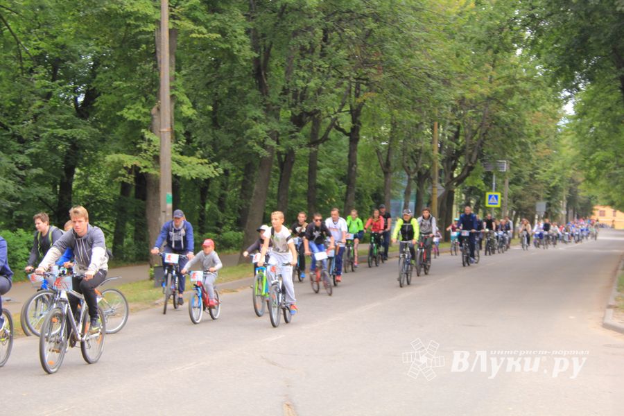 В Великих Луках прошёл Велопарад (ФОТО)