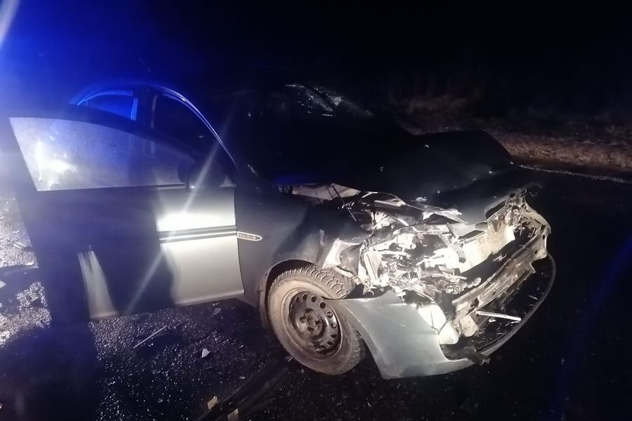 Под Великими Луками легковушка врезалась в грузовик (ФОТО)