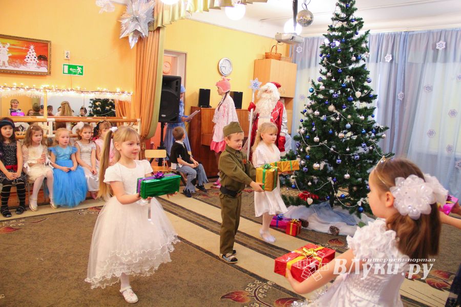 новый год в саду