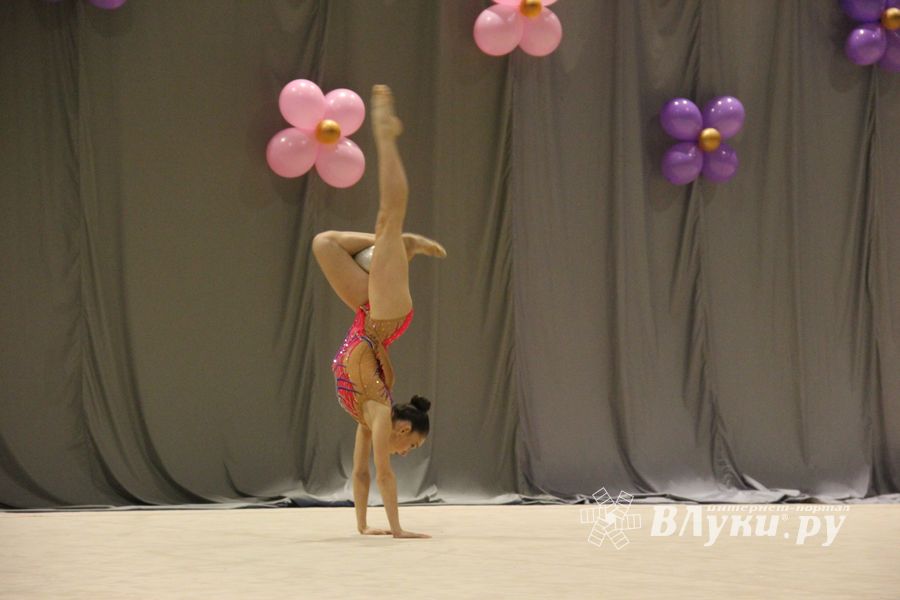 В Великих Луках завершился первый день соревнований Открытого Первенства города по художественной гимнастике (ФОТО) (0+))