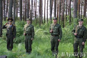 Торжественная церемония закладки Камня Памяти у деревни Каськово