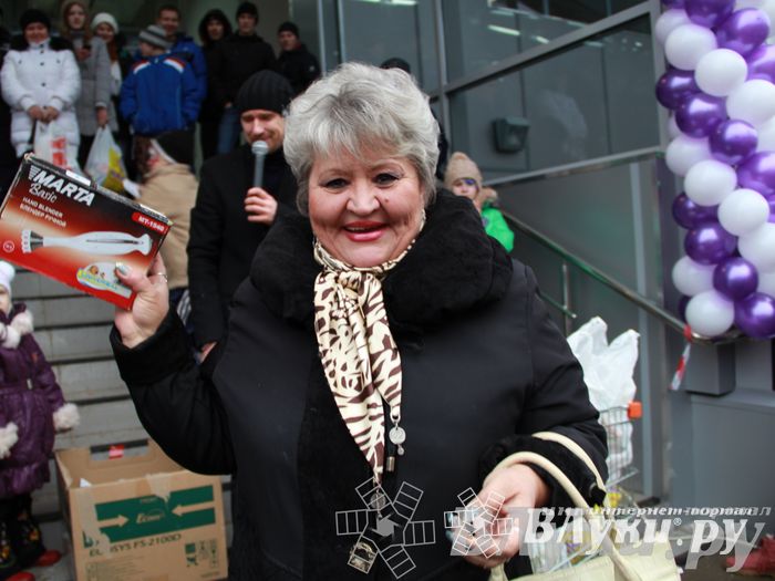 Открытие супермаркета «Тележка» в Великих Луках