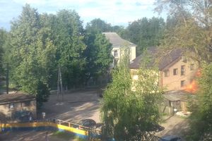 В районе Карцево горит сарай (ФОТО)