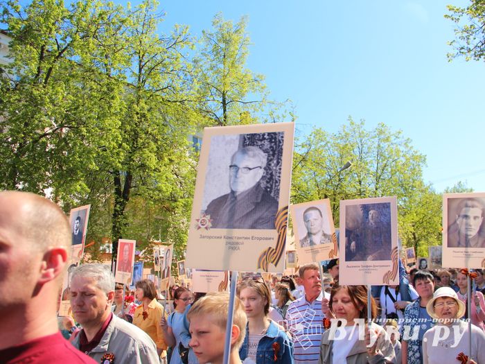 По центральному проспекту Великих Лук прошёл  «Бессмертный полк» (0+) (ФОТО)