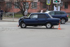 ДТП на перекрёстке Ленина-Дьяконова (ФОТО)