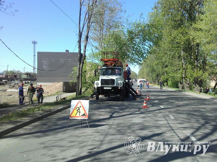 В Великих Луках на проспекте Гагарина перекроют дорогу (ФОТО)