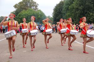 В Великих Луках проходит ​Международный фестиваль-конкурс среди мажореток и барабанщиц (ФОТО)