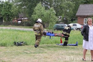 В Великих Луках прошли областные соревнования среди пожарных по спасению пострадавших