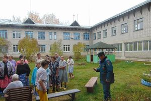 В психиатрической больнице в Богданово прошла учебная эвакуация (ФОТО)