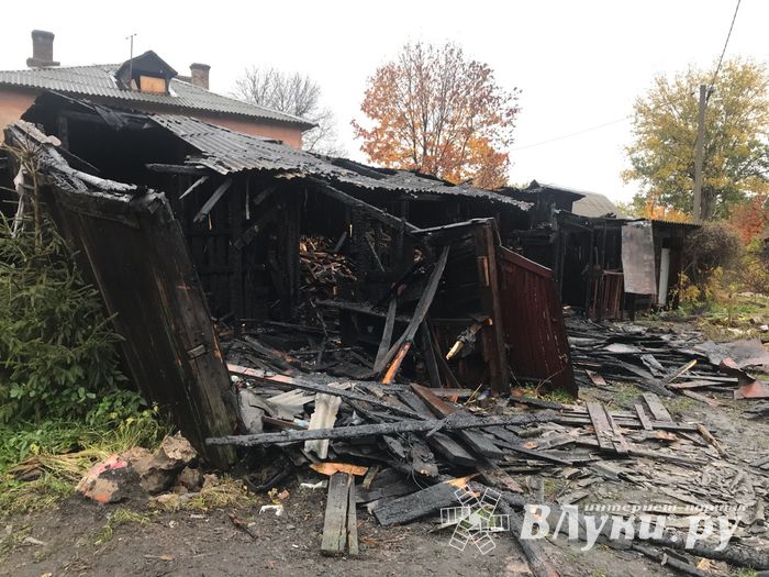 В результате поджога в Великих Луках пострадал 1 человек (ФОТО)