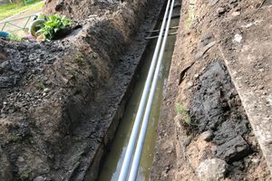 ​В Великих Луках, на территории детского сада №12, ведется замена отопительной системы (ФОТО)