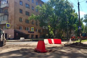 В Великих Луках перекрыто движение (ФОТО)