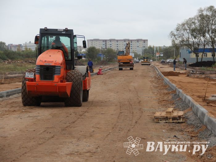 Строительство участка улицы Дружбы близится к завершению (ФОТО)