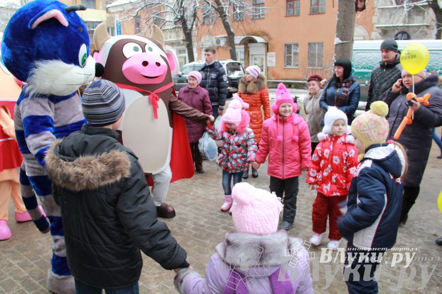 Открытие супермаркета «Тележка» в Великих Луках
