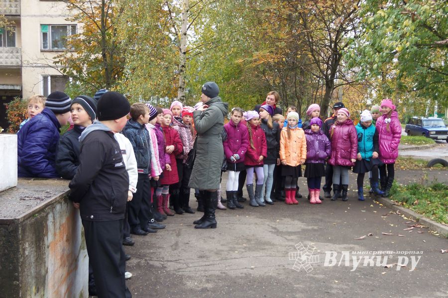 Детям показали пожар