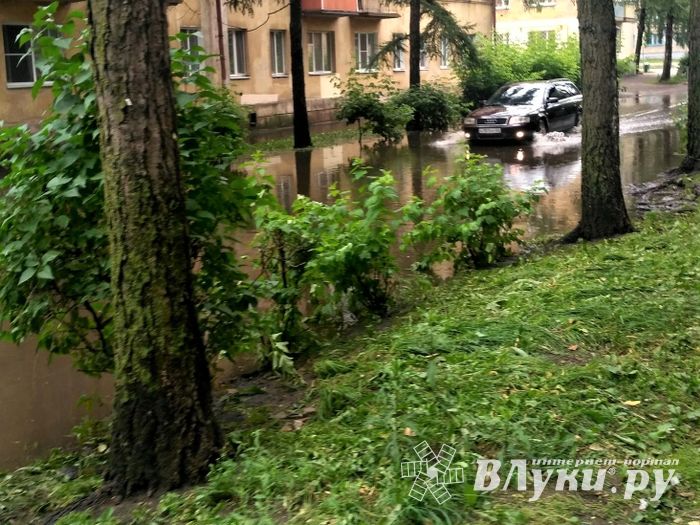 И плывем, и плаваем – Великие Луки после ливня (ФОТО)