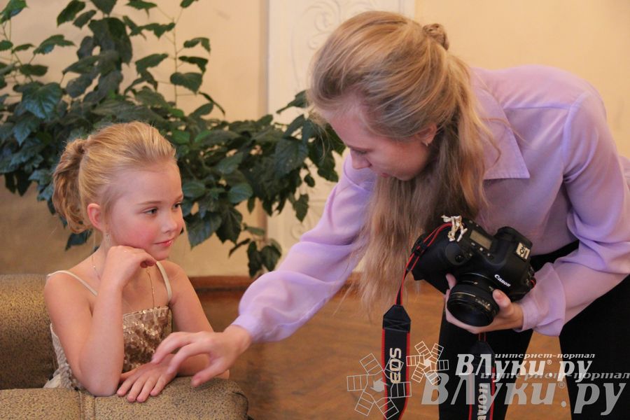 Фотосессия финалисток конкурса «Маленькая красавица Великие Луки 2014»