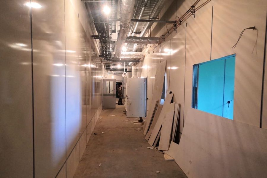 Будущий госпиталь готов почти на три четверти (ФОТО)