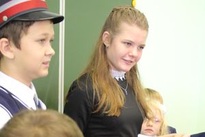 Первоклассников школы №13 посвятили в пешеходы (ФОТО)