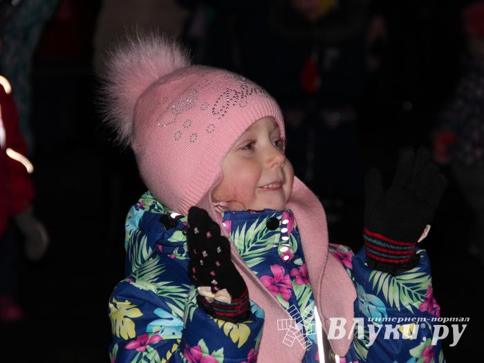 В Великих Луках зажгли Ёлку (ФОТО)