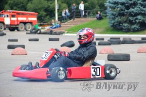 ​Великолучанин Николай Маркевич стал серебряным призером чемпионата г. Великие Луки по картингу (фото)