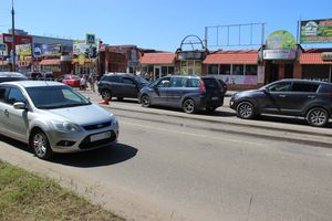 ДТП возле Смоленского рынка (ФОТО)