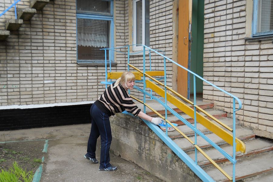 Детский сад №23 провел субботник (ФОТО)