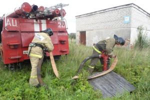 В Опочецкой школе-интернате потушен условный пожар (ФОТО)